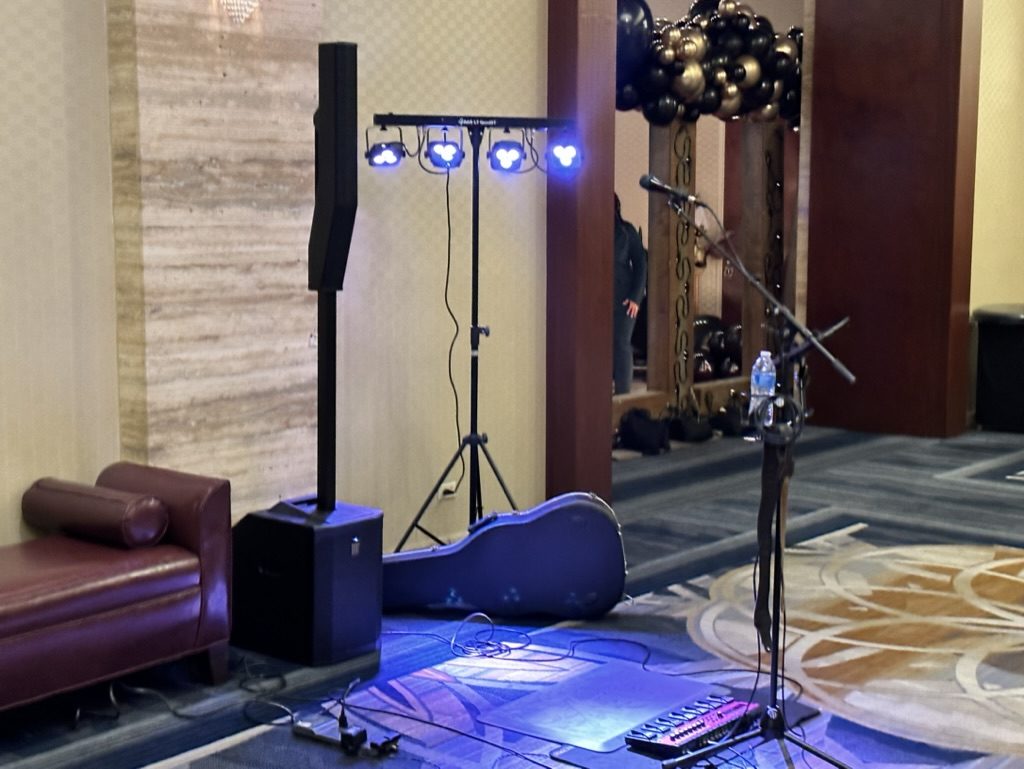solo musician stage