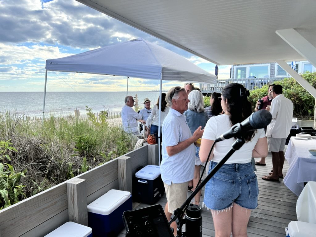 James Grande performing acoustic for private event in Narragansett, RI